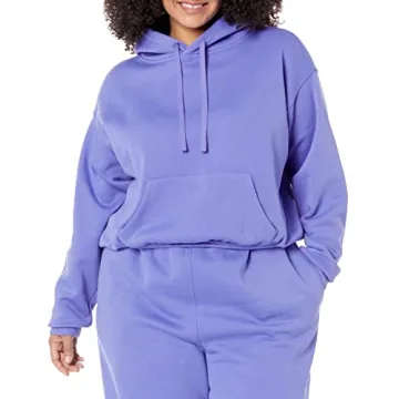 Comfortable and Stylish Plus Size Crop Pullover Hoodie