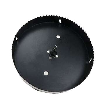 Rannb Hole Saw 8-inch Dia Hole Cutter Drill Bit for Drilling Holes in Wood, Plastic, Drywall, Thin Metal