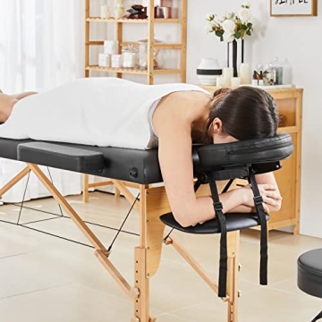 Yaheetech Adjustable Massage Table for Home and Professional Use