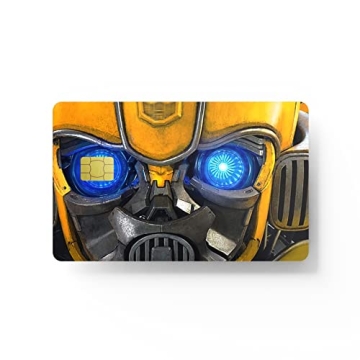 HK Studio Robot Eyes Card Skin Sticker – Stylish Credit Card Cover