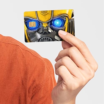 HK Studio Robot Eyes Card Skin - Waterproof & Slim Design