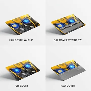 HK Studio Robot Eyes Card Skin - Waterproof & Slim Design