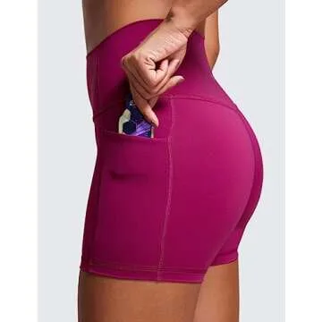 CRZ YOGA Naked Feeling Biker Shorts - Comfort Meets Style
