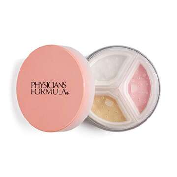 Physicians Formula Mineral Powder Wear 3-in-1 Setting Powder Face Makeup, Reduce Shine, Brighten, Ba...