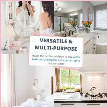 360 Rotating Acrylic Makeup Organizer for Beauty Essentials