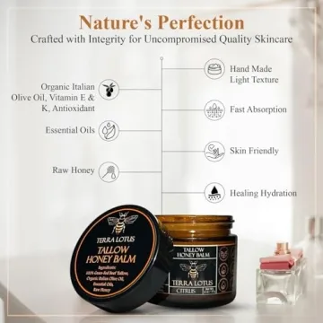 Organic Grass-Fed Beef Tallow Balm for Radiant Skin