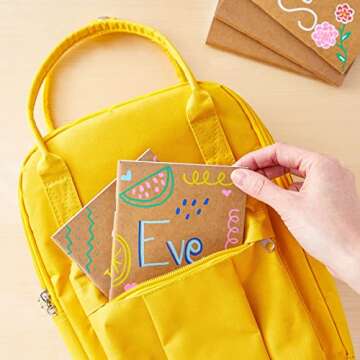 24 Pack Blank Notebook Bulk, Brown Unlined Kraft Paper Journals for Kids Drawing, Sketching, Sketchbooks for Students to Write Stories, Classroom Supplies - A6 4x6 inch Small