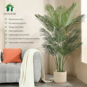 Artificial 6Ft Areca Palm - Lifelike Faux Plant Decoration