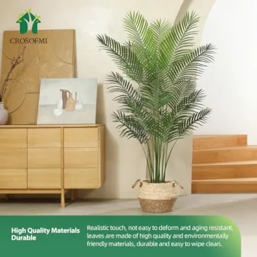 Artificial 6Ft Areca Palm - Lifelike Faux Plant Decoration