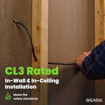 GearIT 16 AWG Speaker Wire 200 Feet Outdoor Premium CCA