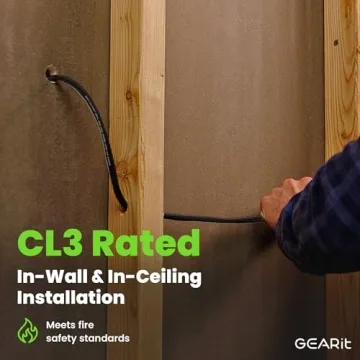 GearIT 16 AWG Speaker Wire 200 Feet Outdoor Premium CCA