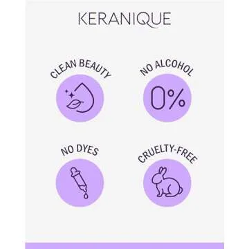 Keranique Overnight Hair Serum - Improves Growth Conditions for Thinning Hair - Hydrates Frizzy and Damaged Hair - Keratin Enriched for Women - 2 oz