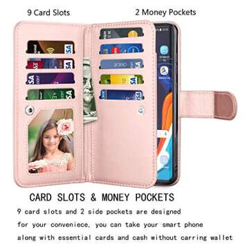Njjex Galaxy S20 Plus Case, for Samsung Galaxy S20+ S20 Plus Wallet Case （6.7", [9 Card Slots] PU ...