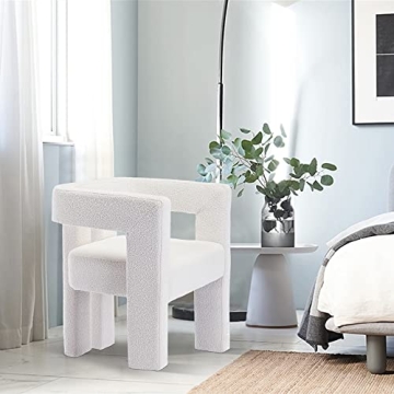 Stylish Modern Dining Chairs Set of 2 in Beige