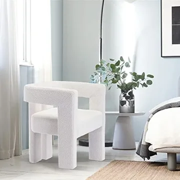 Stylish Modern Dining Chairs Set of 2 in Beige