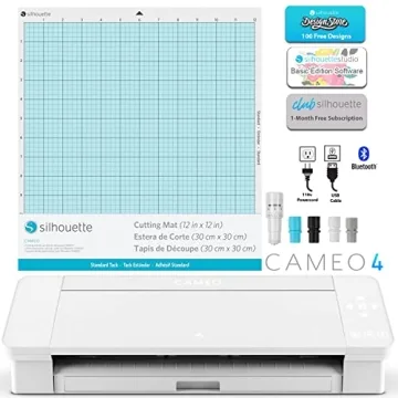 Silhouette Cameo 4 White Bundle - Ultimate Crafting Machine