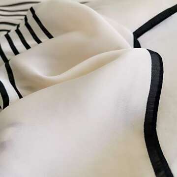 FONYVE Silk Feeling Scarf Medium Square Satin Head Wrap for Women 27.5 inches