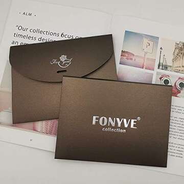 FONYVE Silk Feeling Scarf Medium Square Satin Head Wrap for Women 27.5 inches