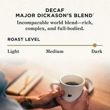 Peet's Decaf Major Dickason's Blend Dark Roast Coffee 10.5 oz