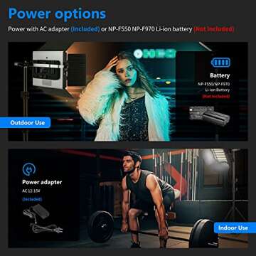 Neewer 2 Packs 650 RGB LED Video Light with App Control Stand Kit, 360° Full Color, 45W Bi-Color 3200K~5600K Video Lighting CRI 97+, 9 Scene Effect for Gaming/Streaming/Zoom/YouTube/Webex/Photography