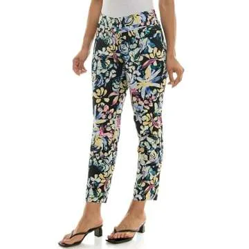 Zac & Rachel Stylish Pull-On Ankle Length Pants