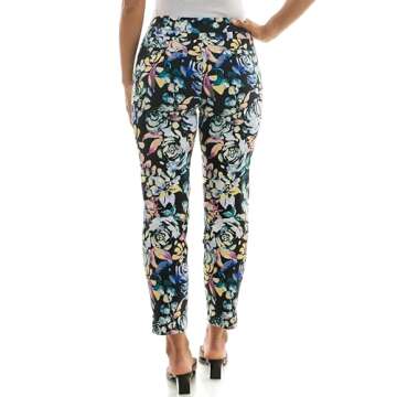 Zac & Rachel Stylish Pull-On Ankle Length Pants