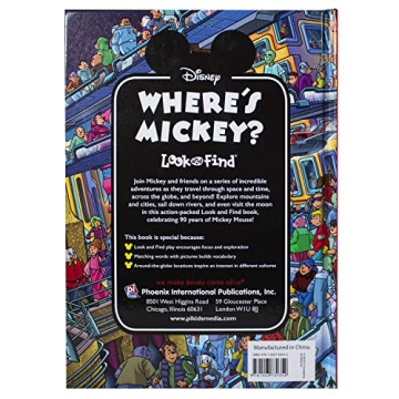 Disney Where's Mickey Mouse Look and Find Activity Book