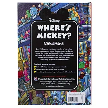 Disney Where's Mickey Mouse Look and Find Activity Book
