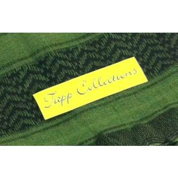 Tapp Collections Premium Shemagh Head Neck Scarf - Black/Camel