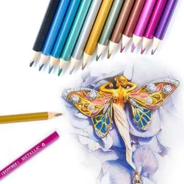 Vibrant Ecotree Colored Pencil Set for All Ages