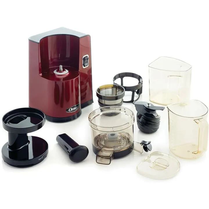 Omega VSJ843QR Cold Press Juicer - Red 150W