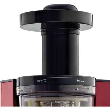 Omega VSJ843QR Cold Press Juicer - Red 150W