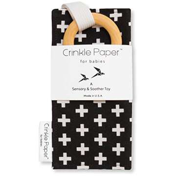 Eco-Friendly Crinkle Paper Baby Teether Toy | BPA Free
