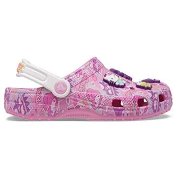 Crocs Unisex Classic Hello Kitty Clog, Pink, Numeric_11 US Men