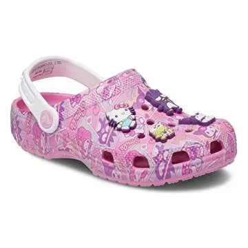 Crocs Unisex Classic Hello Kitty Clog, Pink, Numeric_11 US Men