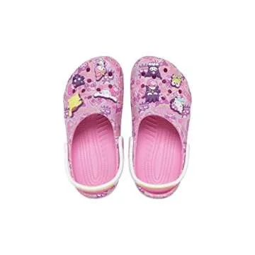 Crocs Unisex Classic Hello Kitty Clog, Pink, Numeric_11 US Men