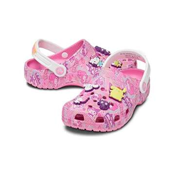 Crocs Unisex Classic Hello Kitty Clog, Pink, Numeric_11 US Men