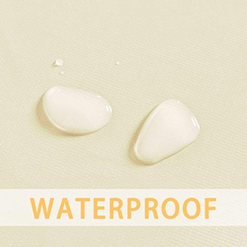 Sancua Waterproof Rectangle PVC Tablecloth for Dining and Events