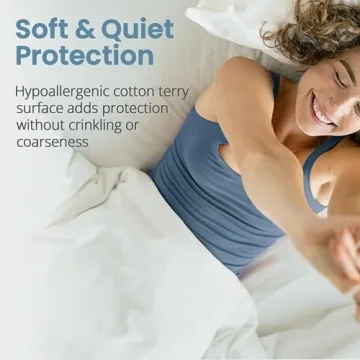 SafeRest Waterproof Mattress Protector - Twin Size Comfort