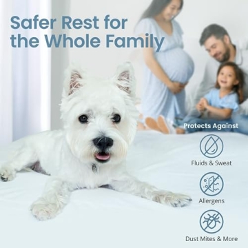 SafeRest Waterproof Mattress Protector - Twin Size Comfort