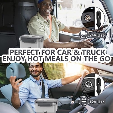 WisaKey Electric Lunch Box: Portable Food Warmer for All