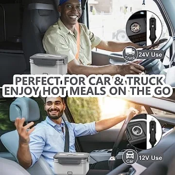 WisaKey Electric Lunch Box: Portable Food Warmer for All