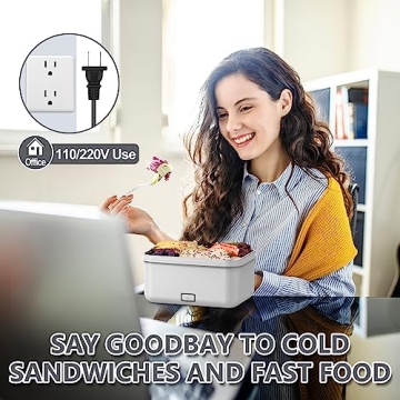 WisaKey Electric Lunch Box: Portable Food Warmer for All