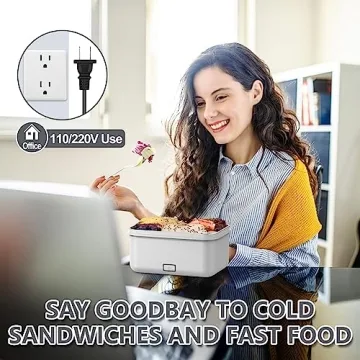 WisaKey Electric Lunch Box: Portable Food Warmer for All