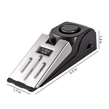 Door Stop Alarm 120dB Portable Security Solution 2 Pack