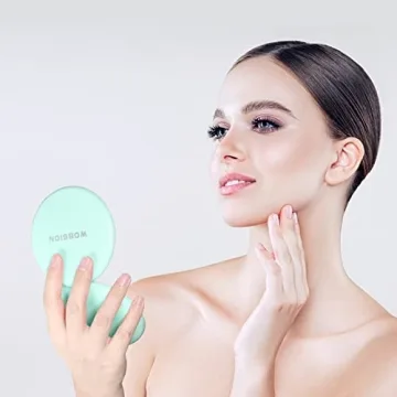 Wobsion LED Travel Makeup Mirror 10x Magnification Compact