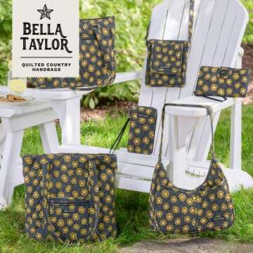 Bella Taylor Cash System Wallet for Envelope Budgeting - RFID Protected - Cash Stuffing Wallet with Detachable Wristlet - Dotted Daisy Charcoal