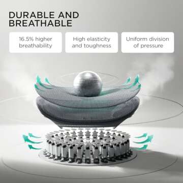 Hbada E3 Pro Ergonomic Office Chair, Big and Tall Office Chair - with 3-Zone Dynamic Lumbar Support, 4D Adjustable Headrest, 6D Adjustable Armrests, Swivel, Grey