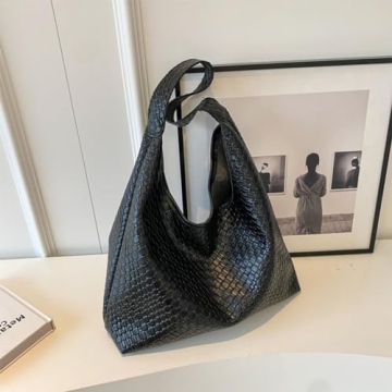 Stylish Ann Bully Woven Leather Shoulder Bag for Women