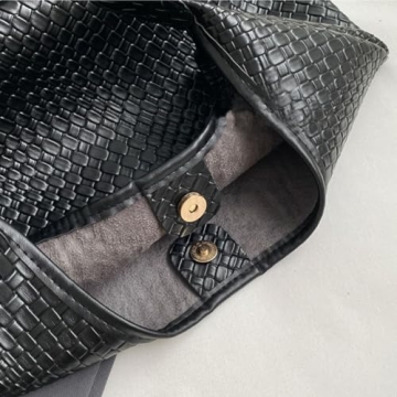 Stylish Ann Bully Woven Leather Shoulder Bag for Women